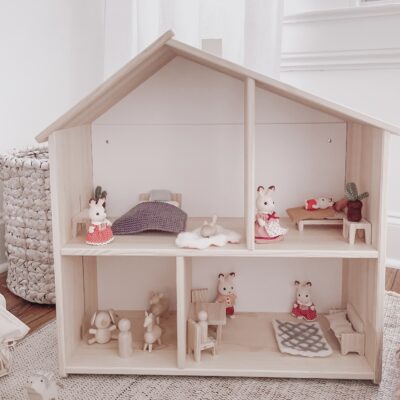 Using the IKEA FLISAT Wall Shelf for an Affordable Doll House